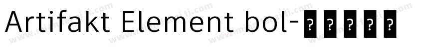 Artifakt Element bol字体转换